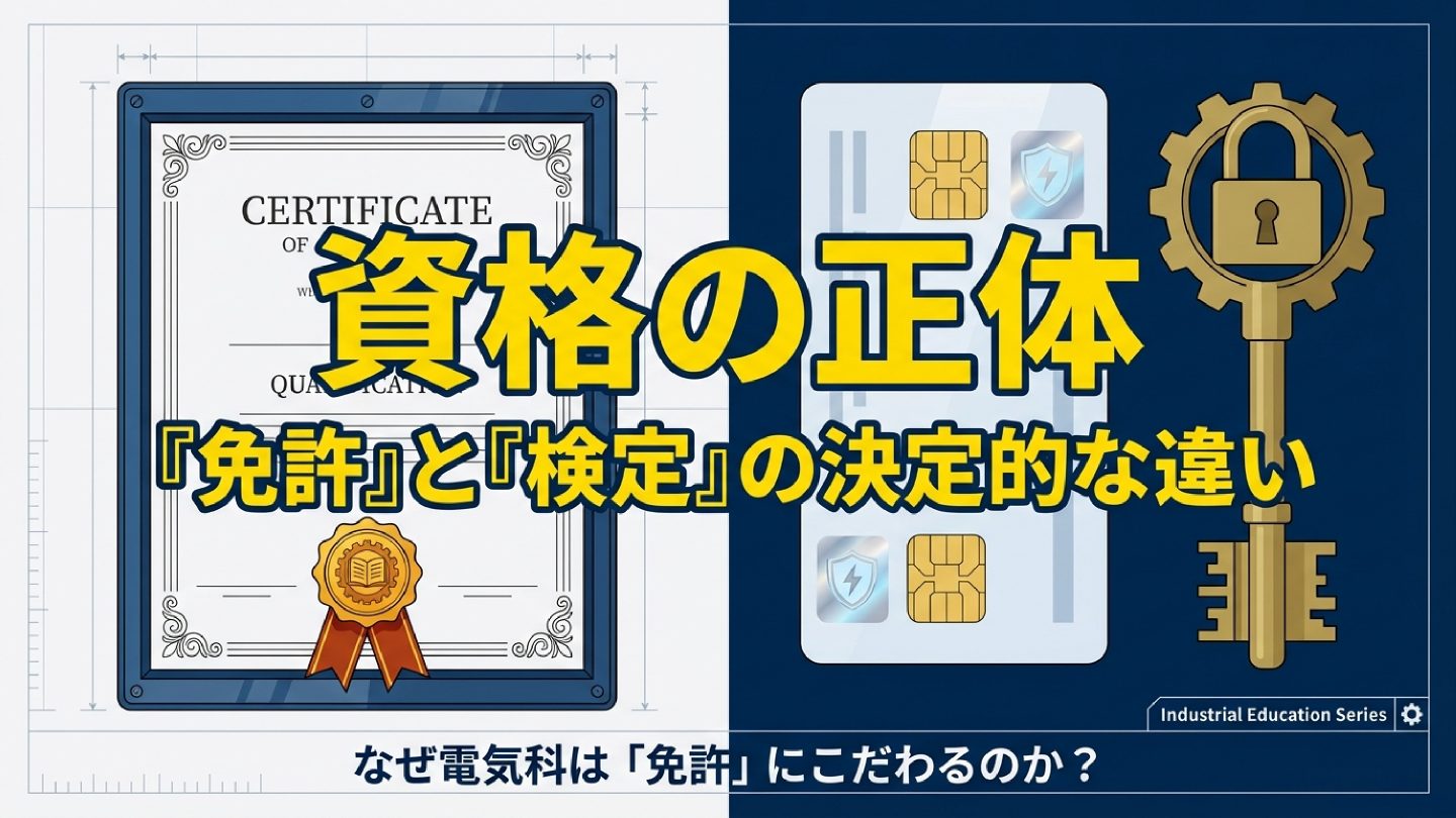 免許と検定 違いがわかる サムネイル